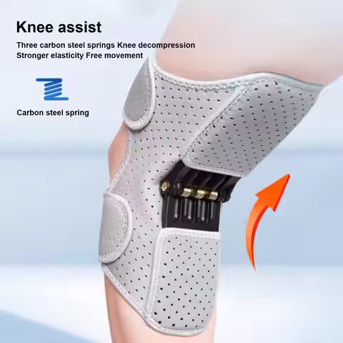 Adjustable Knee Brace Joint Support Booster Breathable Patella Pad Wrap for Men Women Sports Daily O