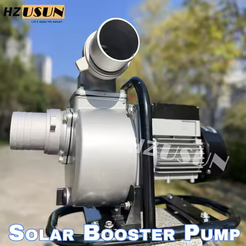 900W Off Grid Solar Inline Pressure Agriculture Spray Irrigation Booster Pump Solar Powered Water Tr