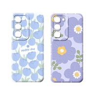 HP [62]Flexible silicone REALME C100- C100i - C100x latest cute floral motif compact case