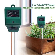 土壤測試儀 土壤濕度計 酸鹼/光照度便攜PH計 [平行進口]