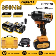 Keelat 850N.M Impact Wrench High Torque Brushless Cordless  Electric Wrench Impact Gun For Car&Motor