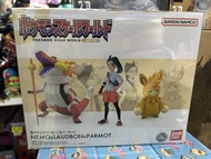 全新 行版 Pokemon Scale World 1/20 食玩 盒玩 帕底亞地區 Paldea Region 妮莫 骨紋巨聲鱷&巴布土撥 Nemo &Laudbon & Parmot