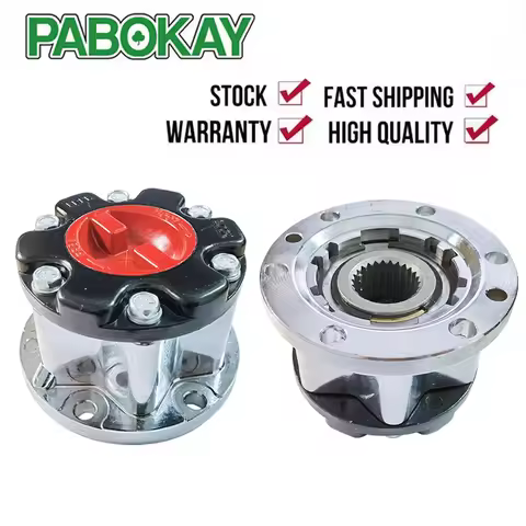 2 Pieces x FOR TOYOTA Hi-Lux HIACE 86-96 FREE WHEEL LOCKING HUBS B006 43509-35030 4350935030 Zinc al