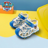 รองเท้าแตะผู้ชาย PAW PATROL รองเท้าแตะชายหาดฤดูร้อนสำหรับเด็กชายและเด็กหญิง รองเท้ากันเตะ สวมใส่สบาย