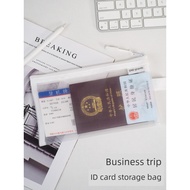 card holder wallet cardholder woman Pasport beg simpanan pas masuk mudah alih yang telus