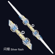 Kiếm Ánh Sáng Lazer Phiên Bản 2 Đầu Xoay 360 Độ Hoàn Toàn Mới Phóng To Thu Nhỏ Sử Dụng Pin Sạc Type 