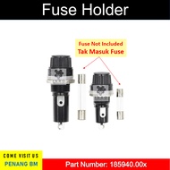Fuse Holder, 5x20mm, 6x30mm