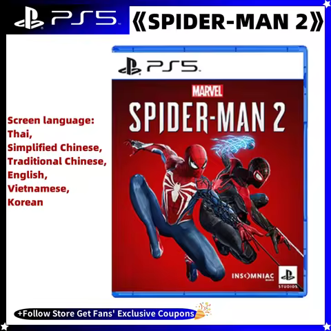 Sony Playstation 5 PS5 Game CD New Marvel's Spider-Man 2 100% Official Original Physical Game Card D