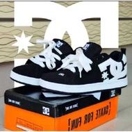 PROMO DC Court Graffik Unisex Sneakers || DC Court Graffik Black White Sneakers