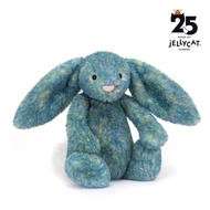 Jellycat奢華致臻安撫兔/ Azure慶典藍玫瑰/ 31cm