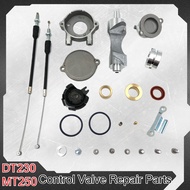 Full Set Motorcycle Control Valve Repair Parts Switch Exhaust Cover Cable Wire O-ring Seal Bushing F