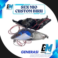 Sen riting mio lama mio soprty lama mio 5TL model mx castem black biru