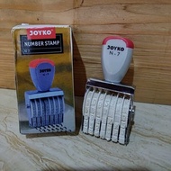 Joyko N7 Number Stamp 7 Digit Number Stamp