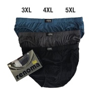 PLUS Size Men Underwear 3XL 4XL 5XL Brief 3pcs in 1 9318 Renoma Seluar Dalam Lelaki Saiz Besar