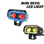 Motorcycle LED Light Mini Driving Light Spot Light White Yellow High and low light Motorcycle Fog La