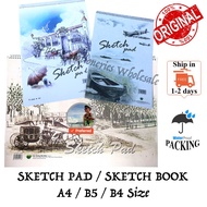 Sketch Book A4 B4 B5 / Sketch Pad A4 B4 B5 Size (135GSM)