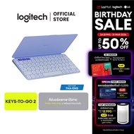 Logitech Keys-To-Go 2 Portable Wireless Keyboard for Tablets คีย์บอร์ดพกพาไร้สาย สำหรับ iPad ทุกรุ่น