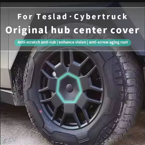 ​Hubcap For Tesla Cybertruck 2023 2024 Wheel Covers 4PCS Replacement Hub Caps Protection Cybertruck 