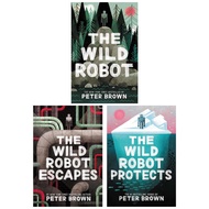 The Wild Robot Series 3 Books Collection Set By Peter Brown (The Wild Robot, The Wild Robot Escapes,