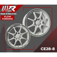 RAYS CE28-8 (3R WHEEL) FLOW FORMING 15” 8H100/114.3 ET40/ET38 WHITE, CANDY RED