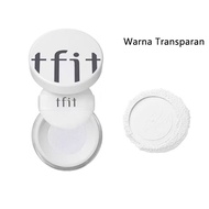 [Concealer gratis]TFIT Bedak pengaturan matte fokus lembut  Bedak Rias Tahan air tahan keringat dan 