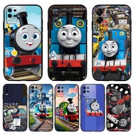 for Realme 3 5 6 7 8 Pro 5i 5s Q 6i 7i cool anime cartoon Thomas the Tank Engine Soft silicone black