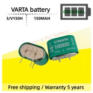 Original German VARTA 3/V150H Battery 3.6V 150mAh NI-MH Rechargeable Battery V150H Green 3 Pin Batte