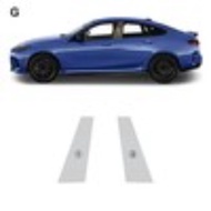 For BMW 2 Series Gran Coupe F74 2025 Headlight Rearview B Pillar Paint Protection Film Anti-scratch 