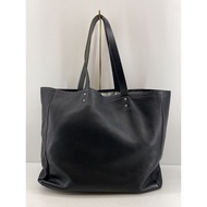 agnes b. tote bag leather BLK Direct from Japan Secondhand