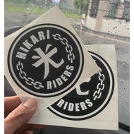 Original Hikari Riders Guang Ghost Sticker Waterproof