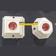 QUALITY E27 CEILING FITTING, SQUARE AND SQUARE MODEL