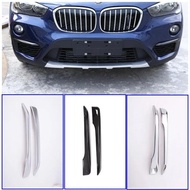 2pcs ABS Chrome For BMW X1 F48 2016 2017 2018 2019 Car Front head Fog Lamp Cover Trim Molding Access