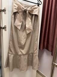 日本Pumpkin port卡其色魚尾裙