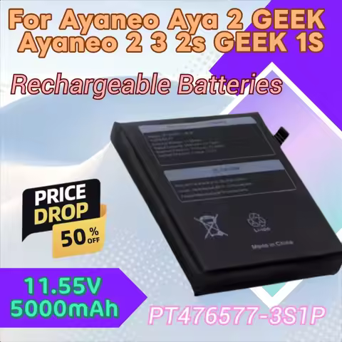 Brand New High Quality 11.55V 5000mAh Expand Laptop Battery PT476577-3S1P for Ayaneo Aya 2 GEEK Ayan