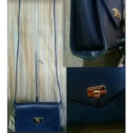 Ungaro Blue Shoulder Bag