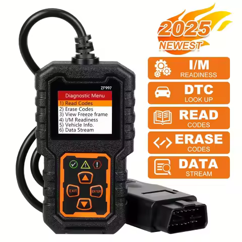 Zf997 Obd2 Car Scanner - Engine Fault Diagnosis Tool, USB Powered, Compatible with All Vehicles from