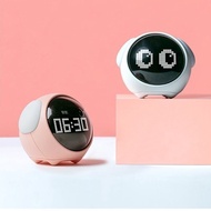 Latest Emoji Alarm Clock Led Display Voice Control - Emoticon Led Table Clock