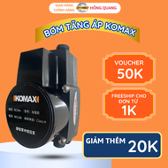 Bơm tăng áp 24V KOMAX tăng áp lực nước cho máy giặt máy lọc nước nóng lạnh vòi rửa các loại