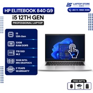 HP EliteBook 840 i5 12th Gen G9 Intel VPro 14" Touch Slim Laptop 32GB RAM DDR5 4800Mhz 1TB SSD 16GB 