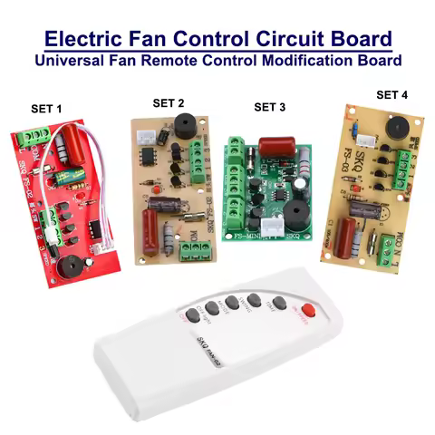 Universal Fan Remote Control Modification Board Mini Fan Circuit Board Control Motherboard Electric