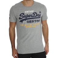 Lynda Superdry Superdry Men's Classic Letter Logo Printed Trendy T-Shirt Round Neck