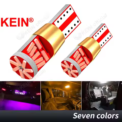 T10 Led Bulb KEIN 10PCS 12V 24V T10 Truck Led Bulb W5W Car Parking Light WY5W 194 Interior License P