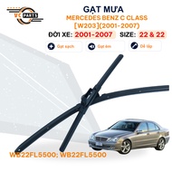 Mercedes Benz C Class Wipers [W203] (20-2007)-Schaaffler Premium Soft Body Size 22 & 22