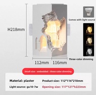 ไฟผนังยิปซั่ม HEIKESZ Atlantis ในตัวจับการเคลื่อนไหวแสงไฟ LED กลางคืนเข้ามุมสำหรับทางเดินไฟโฮมสเตย์