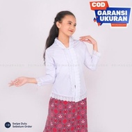 Kebaya anak perempuan modern sd smp sma adat sunda encim putih