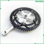 Bike Crankset 39-53T Double Chainring High-Strength 130BCD 165mm Crankarms