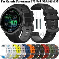 Waterproof Sport Strap Silicone Band for Garmin Forerunner 970