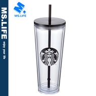 710ml Starbucks Plastic Tumbler Transparent