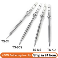 Pine64 TS100 TS101 Replacement Soldering Iron Tip Set Gross Fine Models of Welding Tips TS-BC2 ILS S