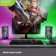 ROBOT USB Speaker RS200 Multimedia Portable Music Speaker Computer Pc Laptop Gaming - Official 1 Yea